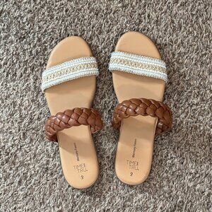 Never Worn - Time & Tru Sandals